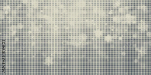 Grunge vintage halftone pattern. Abstract vector ink print background