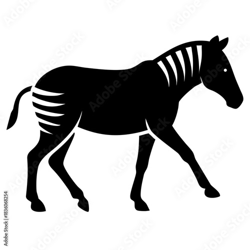 zebra  silhouette