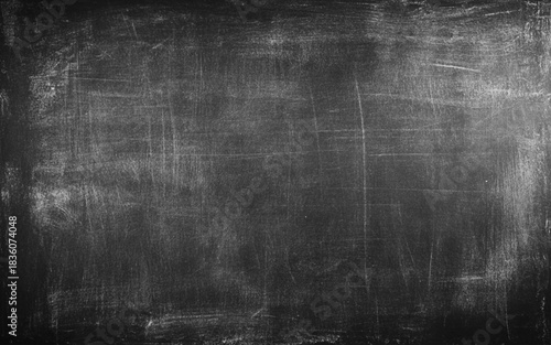 Black and white grunge background. Stone, asphalt, plaster. White scratches and dust on black background. 