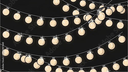 String Lights Festive Illumination for Celebrations and Decorative Purposes