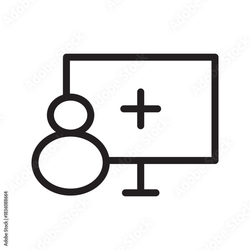 Enhanced User Profile Plus icon set for account management, social platforms, membership features and digital profiles