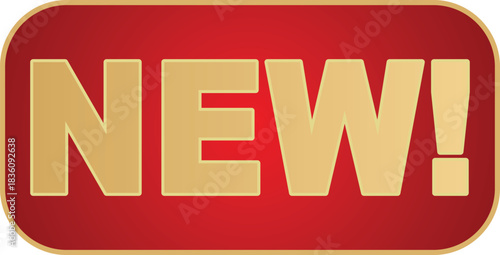 New Sticker. New burst. NEW Starburst for sales and promotions.