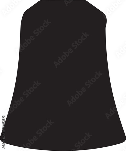 Nuclear power plant cooling tower icon silhouette illustration Vector