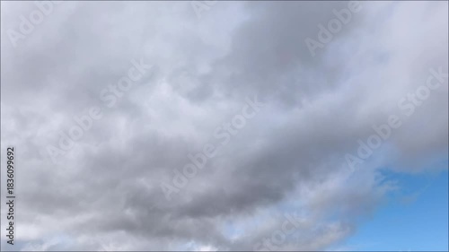 Beautiful and dark blue sky