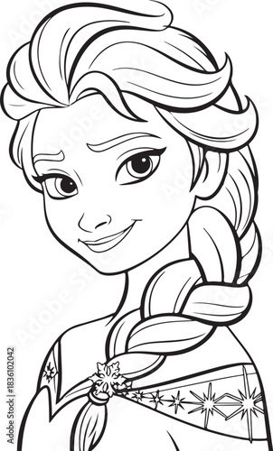 Elsa Face Icon Svg Png, Cut Ready Digital Design For Cricut Silhouette, this princess saves herself svg
