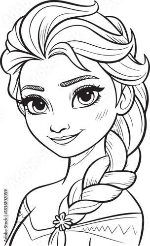 Elsa Face Icon Svg Png, Cut Ready Digital Design For Cricut Silhouette, this princess saves herself svg
