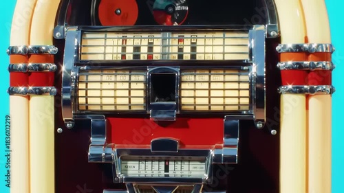 Retro Jukebox: Vintage Musical Instrument, American Culture and 1950s Nostalgia