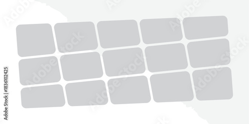 Pictures or photos frame collage layout abstract photo frames and digital photo wall template