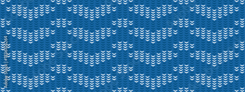 Seamless pattern knit hearts background