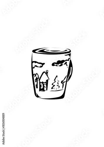 Weihnachtliche Tasse