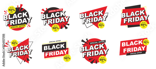 Black Friday Vector Badge