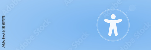 Barrierefreiheit Icon Vektor Header Copy Space svg unter 50 kB barrierefrei Zugang