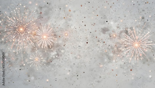 Fireworks Background Illustration on White for Celebration and Festive Designs