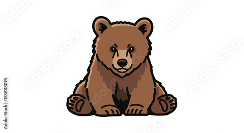 brown bear cartoon