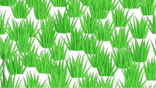 Vibrant green grass pattern for a natural and fresh design