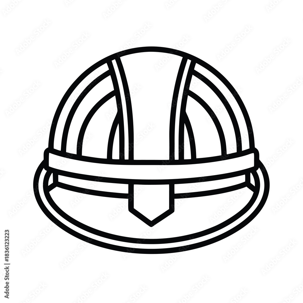 Fototapeta premium Protection shield and helmet icon design symbol vector illustration
