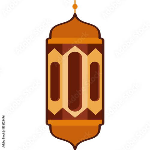 Lantern Flat Icon Design