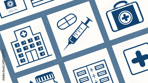 Outline Illustration of Young People Reading Books and Using Digital Devices