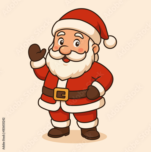 Santa Claus cartoon character illustration