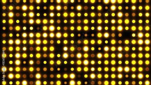 Gold color led lights 4K VJ Loops Abstract Motion Background Trippy Psychedelic Visuals.