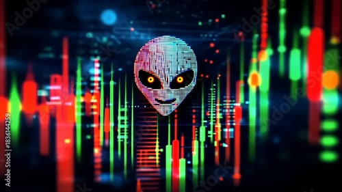 Alien Trading - A Digital Art Exploration of Extraterrestrial Finance.