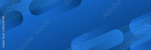Modern blue abstract web banner background creative design. Vector eps10