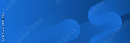 Modern blue abstract web banner background creative design. Vector eps10