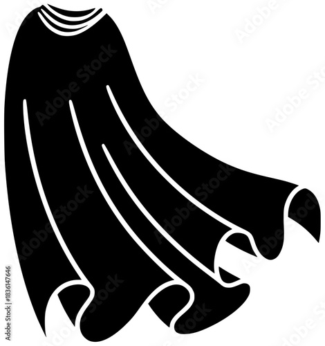 cape illustration royal silhouette red logo king icon silk outline realistic cloak costume luxury cloth crown 3d gold set shape adults vector graphic background