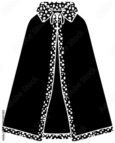 cape illustration royal silhouette red logo king icon silk outline realistic cloak costume luxury cloth crown 3d gold set shape adults vector graphic background
