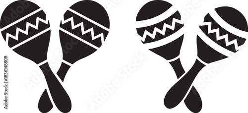 Toy vector illustration, isolated black and white design of children’s toys