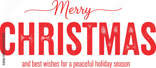 Merry christmas and best wishes for a peaceful holiday season