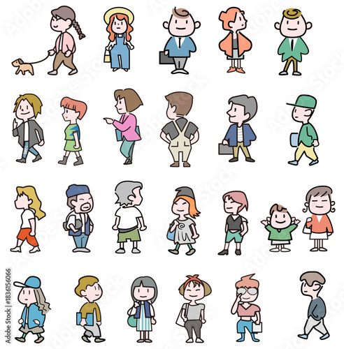 超簡単な人物セット