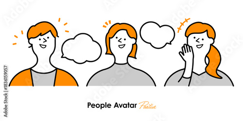 会話・相談・トークをする3人の笑顔の女性