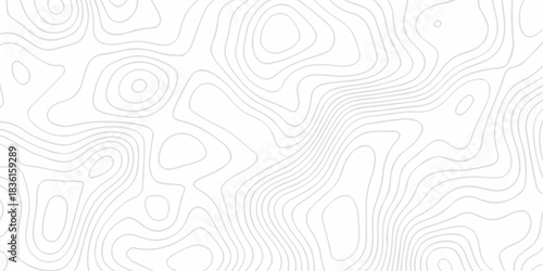 Black and white lines seamless Topographic map patterns, topography line map. Vintage outdoors style. The stylized height of the topographic map contour in lines and contours isolated on transparent.