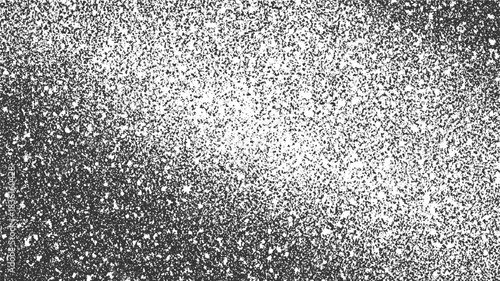 Black and white speckled texture with gradient density grunge noise