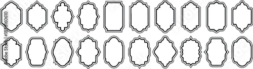 frame, white, black border, ornate, decorative, design, element, graphic, isolated, collection, set, vintage, retro, classic, ornamental, antique, border design, graphic design, elegant, intricate, un