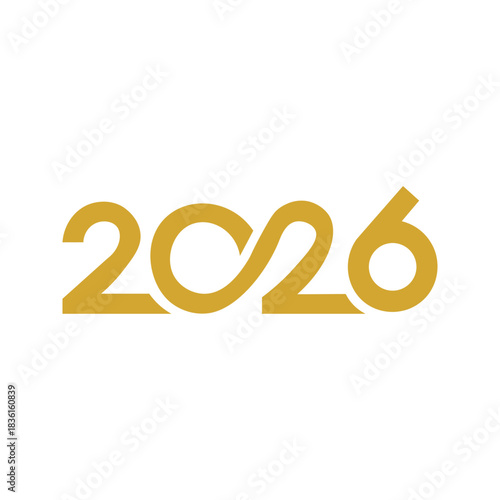Elegant 2026 Logo Design for Future Events.