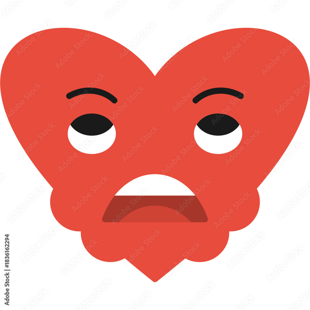 Obraz premium Astonished icon