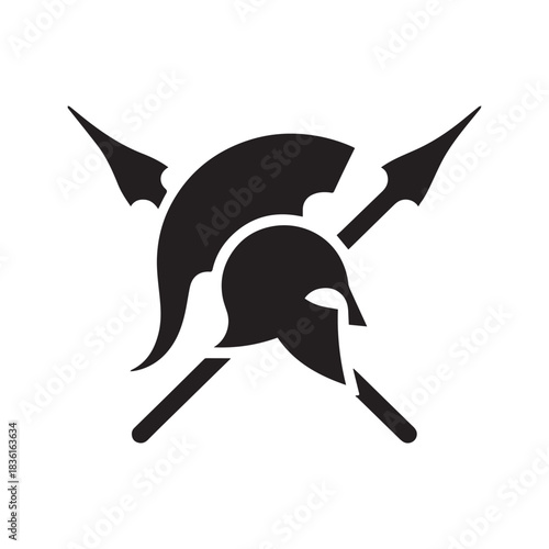 Defensive Spear Symbol Representing Honor Courage And Heritage