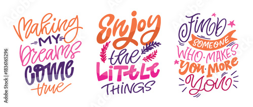 Funny hand drawn doodle lettering quote about motivation and sarcasm. Lettering for t-shirt design, mug print, bag print, clothes fashion. 100% hand drawn vector image.
