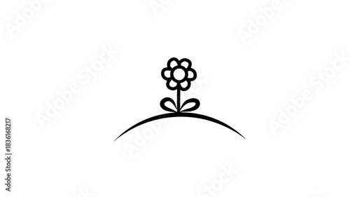 flower icon sticker