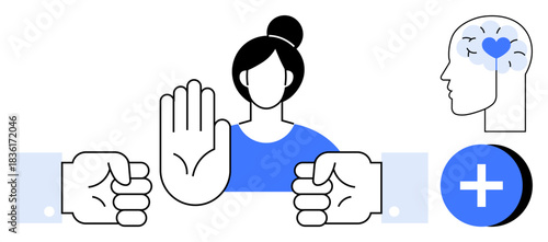 Conflict resolution. Visualizing resolving disputes with mediation, open communication, and mental health focus. Conflict resolution for workplace, relationships, therapy, education, and stress