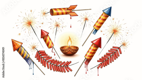 Colorful confetti raining down in a vibrant celebratory scene perfect for parties and events