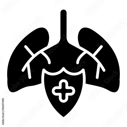 Pulmonary Health Vector Icon