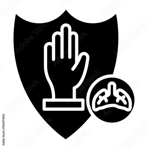 TB Prevention Vector Icon