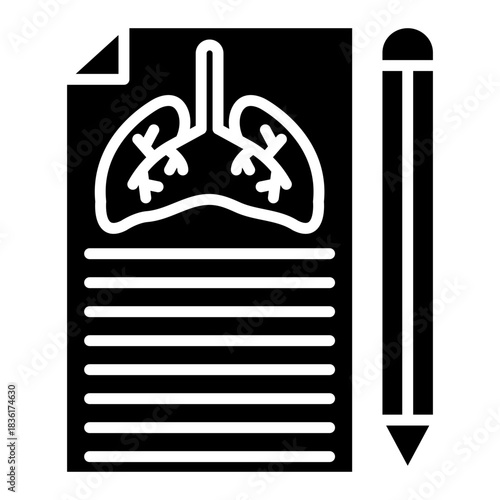 TB Treatment Plan Vector Icon