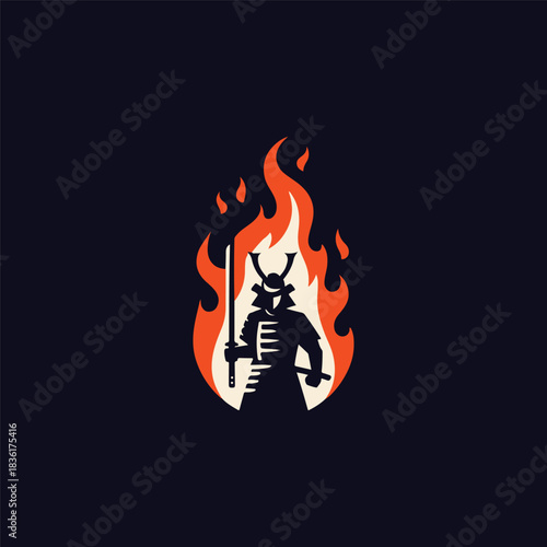 Samurai Burning Logo