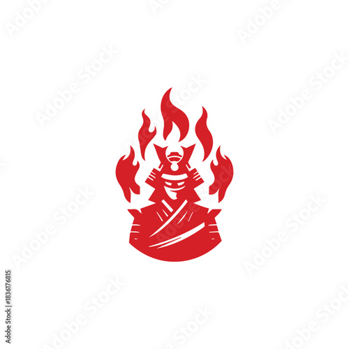 Samurai Burning Logo