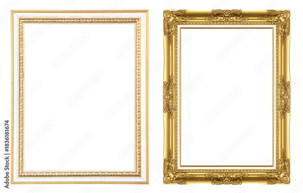 Fototapeta premium Gold Picture Frame
