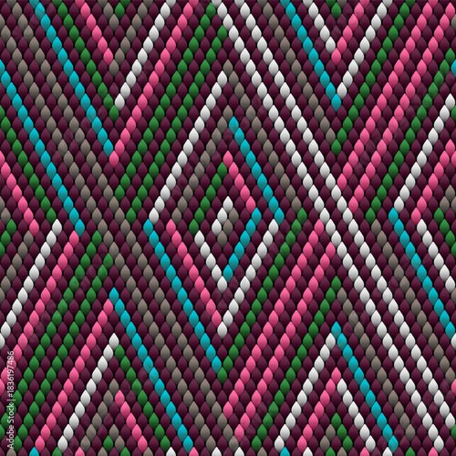   Pattern, ornament,  tracery, mosaic ethnic, folk, national, geometric  for fabric, interior, ceramic, furniture in the Latin American style.
